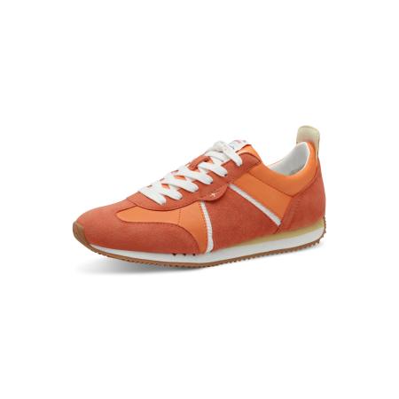 Tamaris Sneakers laag mandarijn / donkeroranje / wit