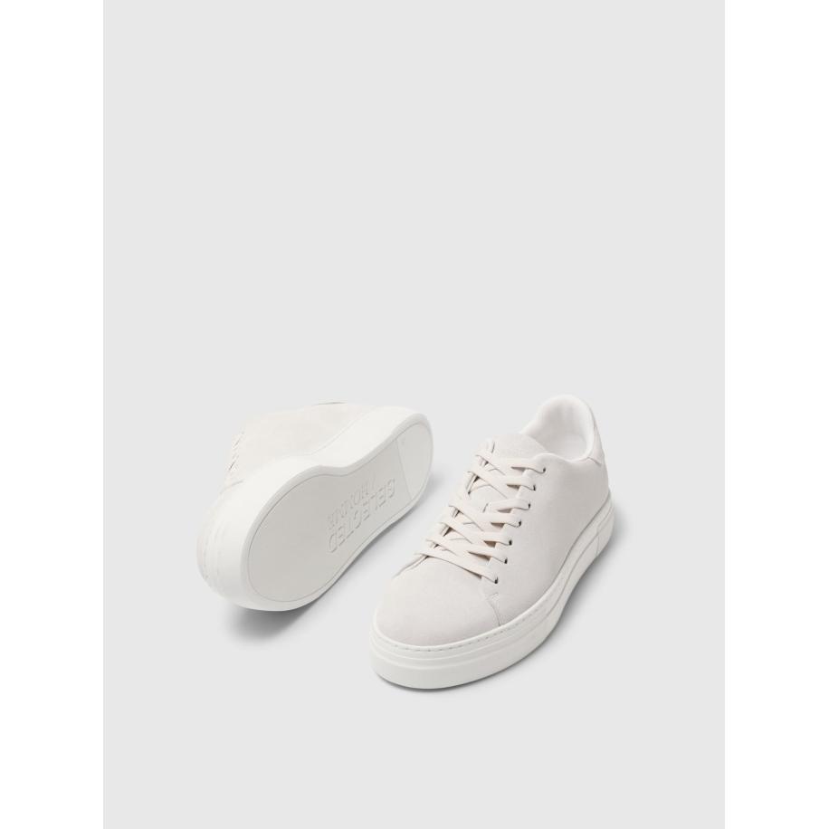 Selected SELECTED Sneakers laag SLHDAVID wit -