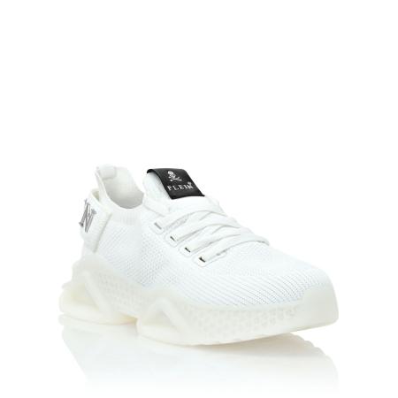 Philipp Plein Sneakers laag grijs / wit