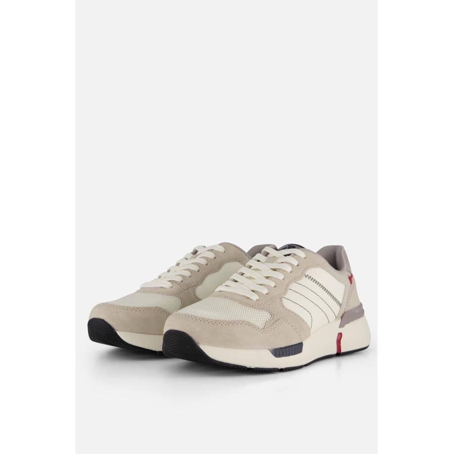 Rieker Sport Sneakers wit Leer Wit