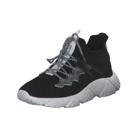 Idana Sneakers laag zwart / zilver / wit