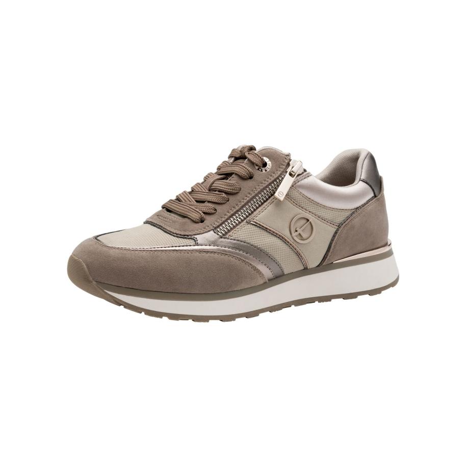 Tamaris Sneakers laag beige / ecru / donkerbeige Bruin