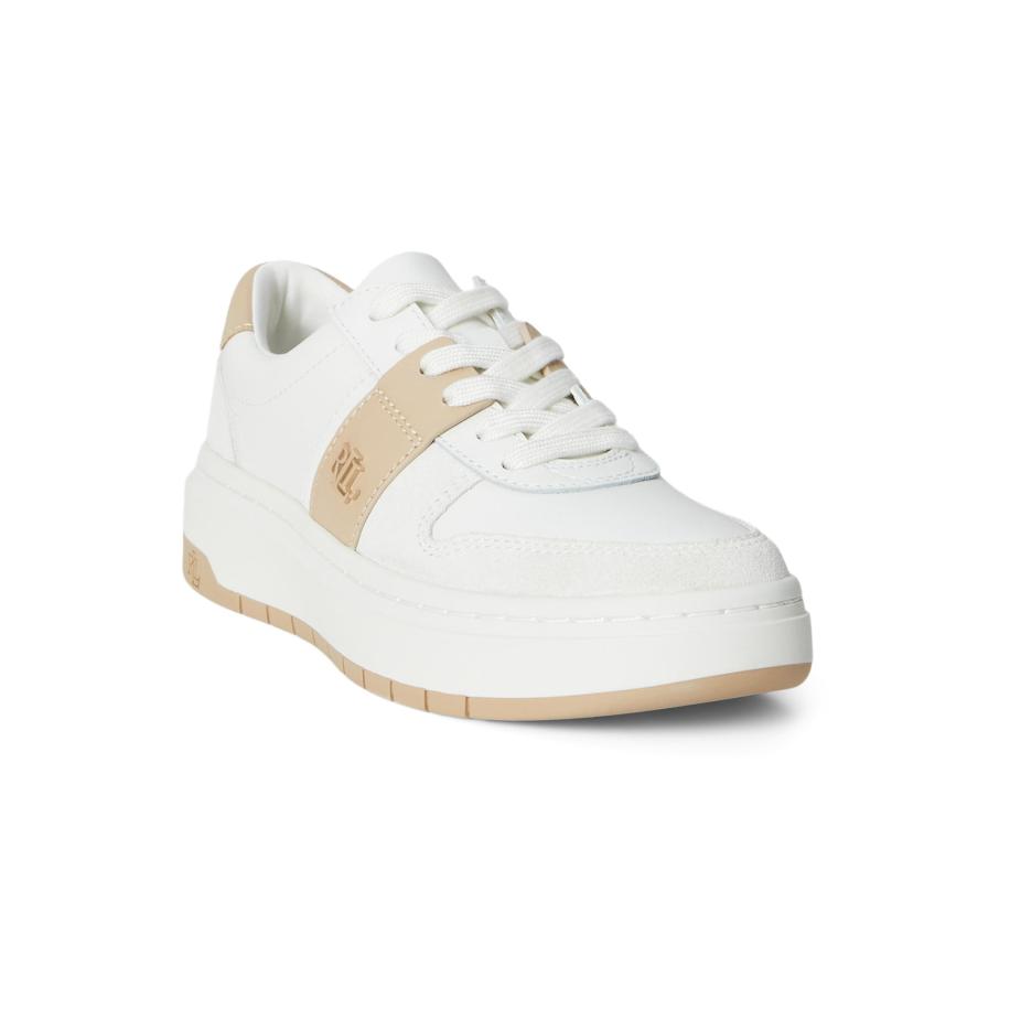 Lauren Ralph Lauren Lauren Ralph Lauren Sneakers laag HARLIE beige / wit -