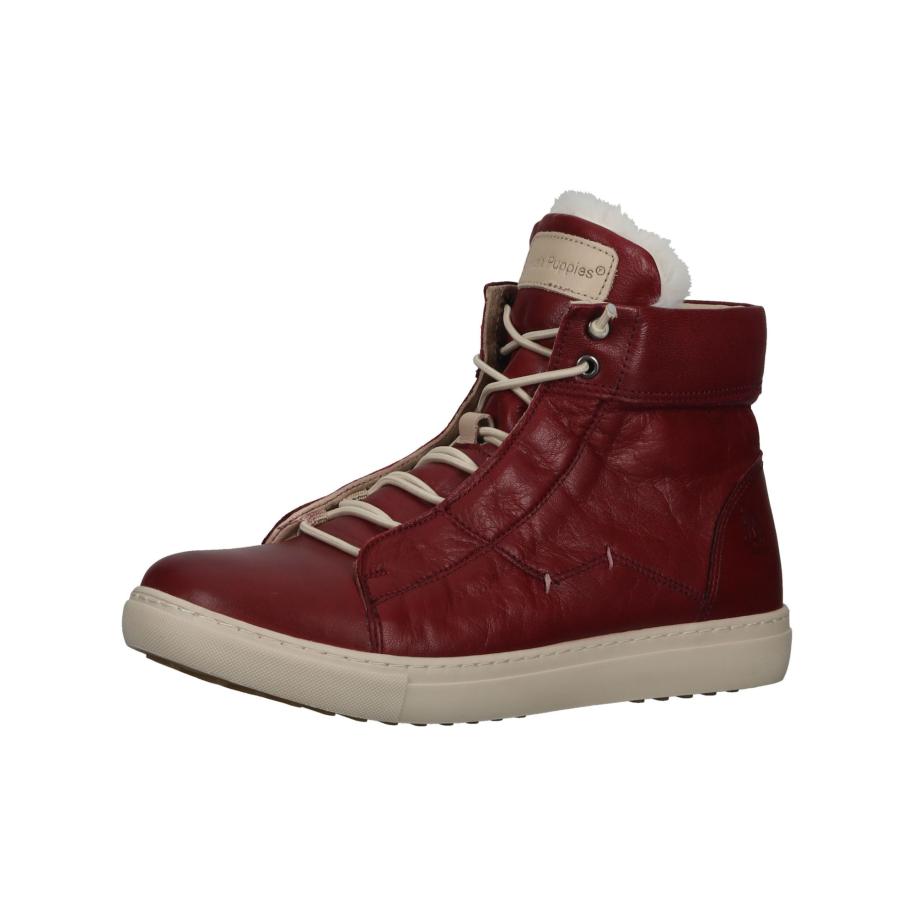 Hush Puppies HUSH PUPPIES Sneakers hoog bordeaux / wit -