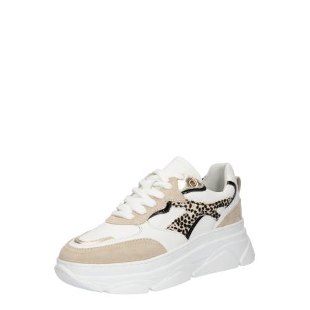 PS Poelman PS Poelman Sneakers laag Jana beige / goud / zwart / wit