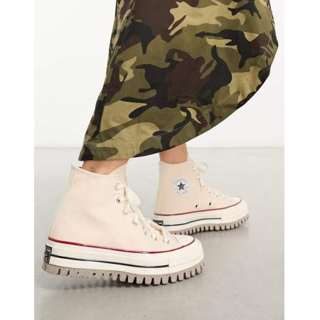 Converse - CT70 Trek Hi - Sneakers in wit