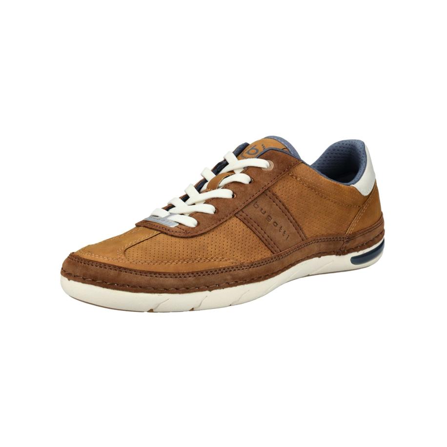 Bugatti bugatti Sneakers laag bruin / cognac / wit -
