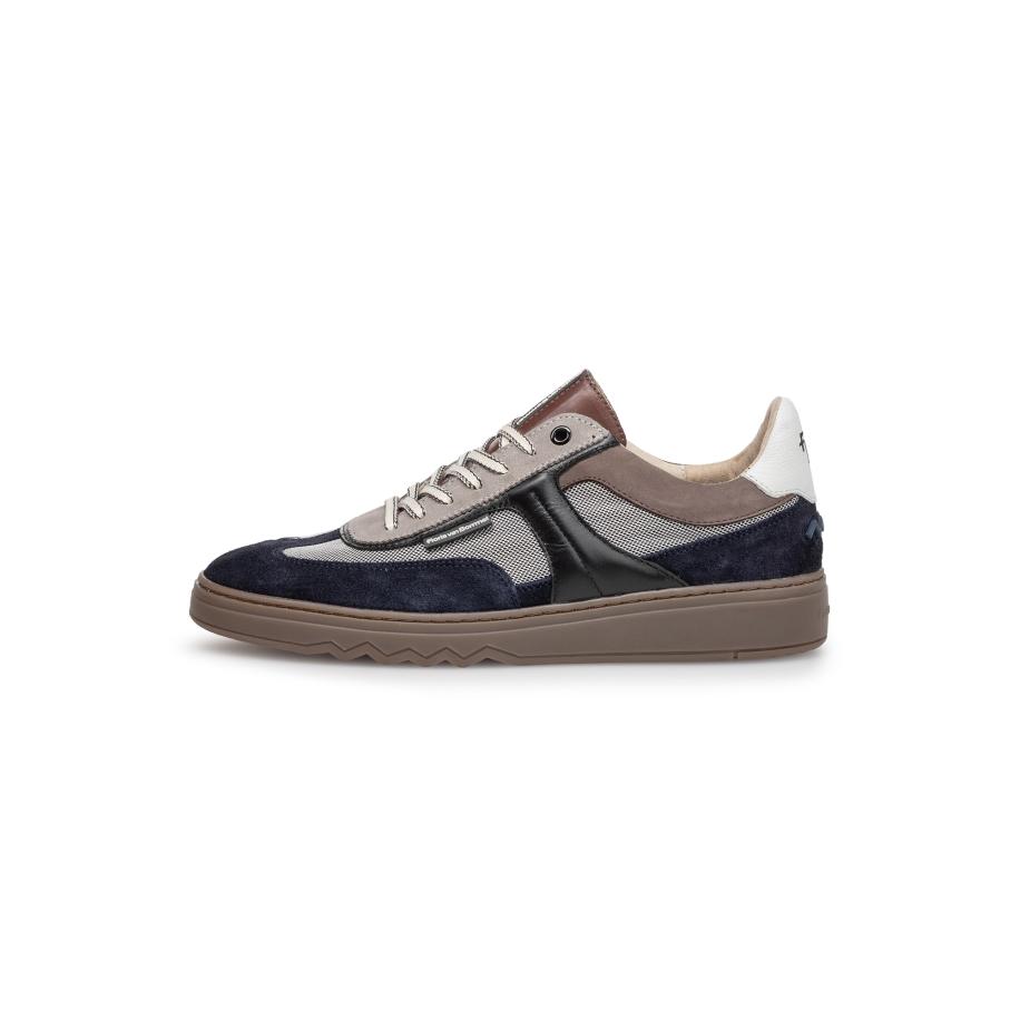 Floris van Bommel Floris van Bommel Sneakers laag De Kupster 8 navy / brokaat / donkerbruin / wit -