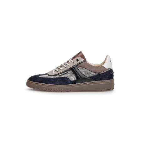 Floris van Bommel Floris van Bommel Sneakers laag De Kupster 08 navy / brokaat / donkerbruin / wit