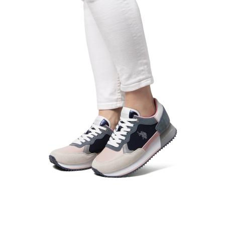 U.S. Polo Assn. U.S. POLO ASSN. Sneakers laag SACHA005WDSN1 blauw / pastelroze / wit