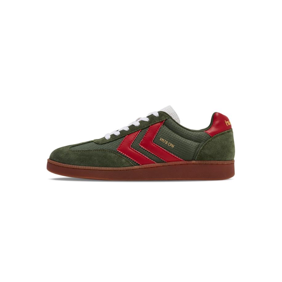 Hummel Hummel Sneakers laag VM78 olijfgroen / donkerrood -