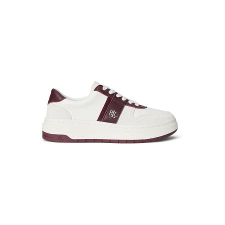 Lauren Ralph Lauren Lauren Ralph Lauren Sneakers laag HARLIE robijnrood / wit