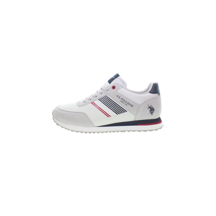 U.S. Polo Assn. U.S. POLO ASSN. Sneakers laag grijs / rood / zwart / wit -