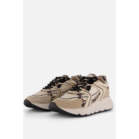 PS Poelman Sneakers beige Leer