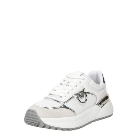 Pinko PINKO Sneakers laag GEM 01 lichtgrijs / zilver / wit