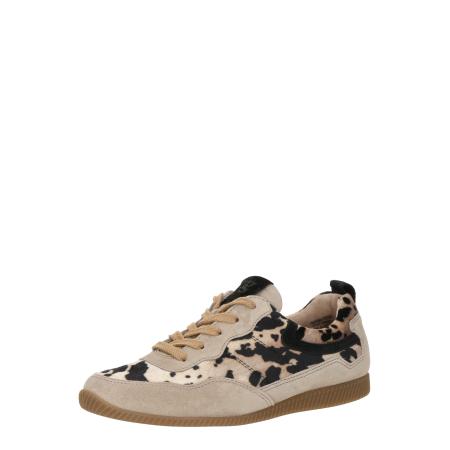 Paul Green Paul Green Sneakers laag lichtbruin / zwart