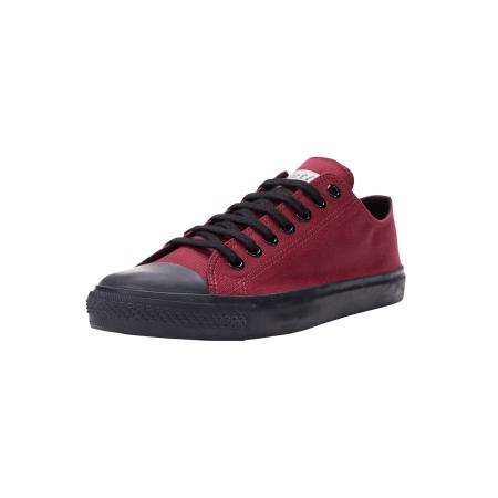 Ethletic Ethletic Sneakers laag donkerrood / zwart