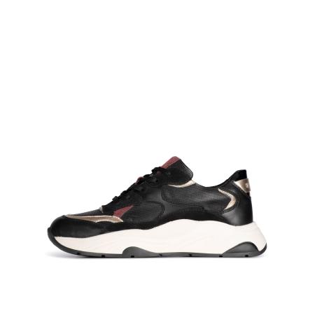 Haboob Haboob Sneakers laag Ivy rose-goud / donkerroze / zwart