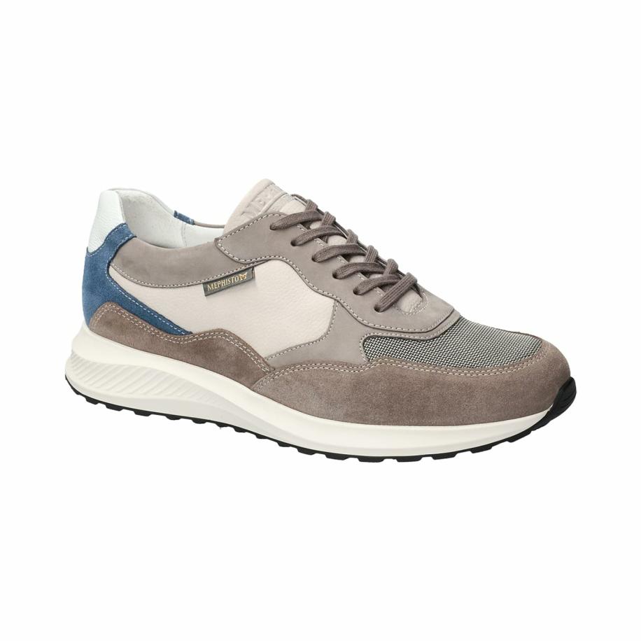 MEPHISTO Sneakers laag crème / navy / grijs Grijs