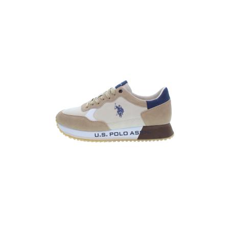 U.S. Polo Assn. U.S. POLO ASSN. Sneakers laag beige / blauw / lichtbruin / wit