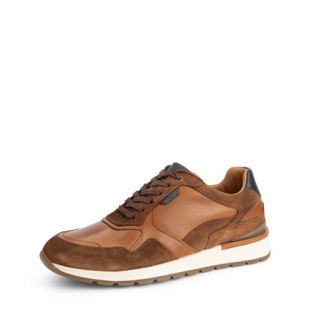 Travelin Travelin Sneakers laag Dalton marine / cognac / ombergrijs