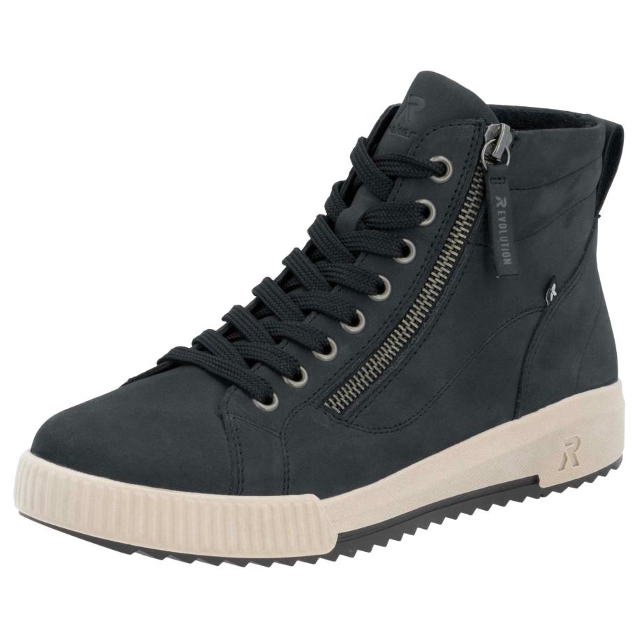 Rieker Sport Rieker Sport Sneakers hoog nachtblauw -
