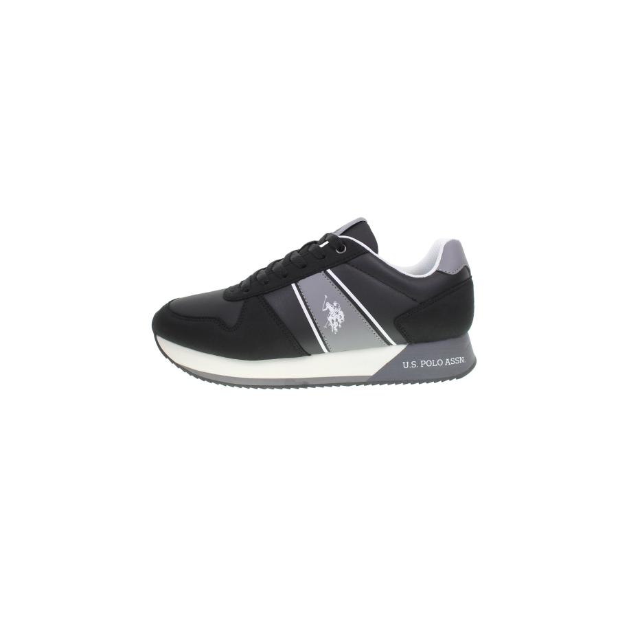 U.S. Polo Assn. U.S. POLO ASSN. Sneakers laag grijs / zwart / wit -