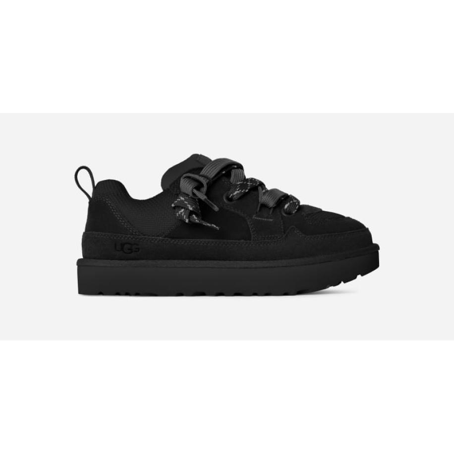 UGG® Lo Lowmel in Black, Maat 44, Suede/Recycled Materials/Textiel -