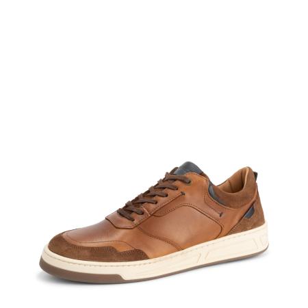 Travelin Travelin Sneakers laag Darley marine / bruin / cognac
