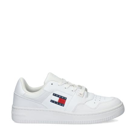 Tommy Jeans Retro Basket Essential lage sneakers Wit 448433