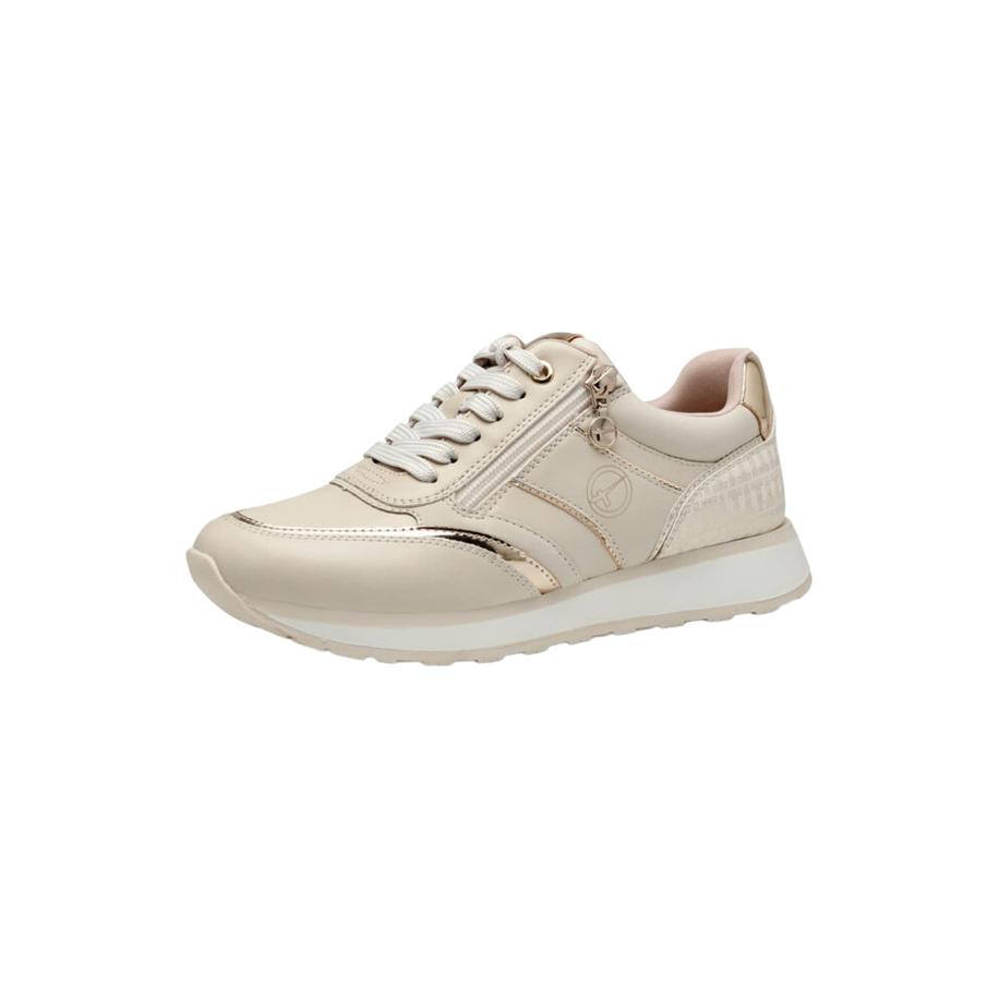 Tamaris Tamaris Sneakers laag ivoor / goud -
