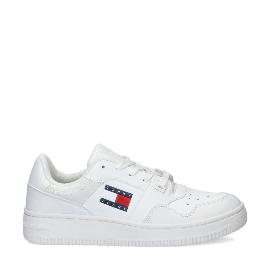 Tommy Jeans Retro Basket Essential lage sneakers Wit 448433 Wit