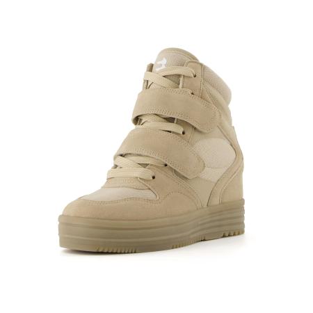Bershka Bershka Sneakers hoog ivoor / sand