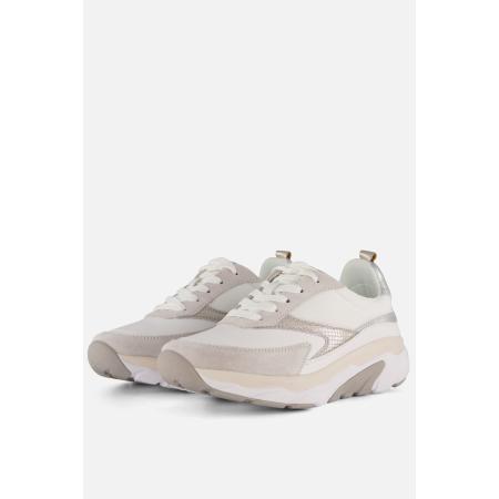 Gabor Rollingsoft Sneakers wit Leer