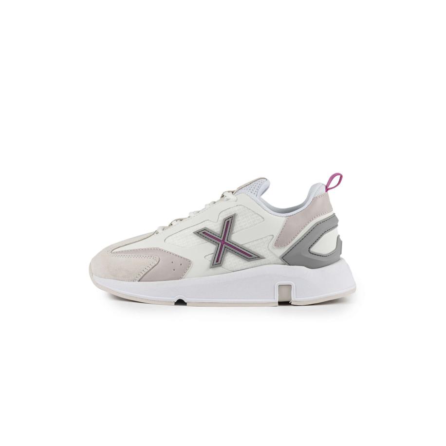 MUNICH Sneakers laag AVANT aardetinten / wit Wit