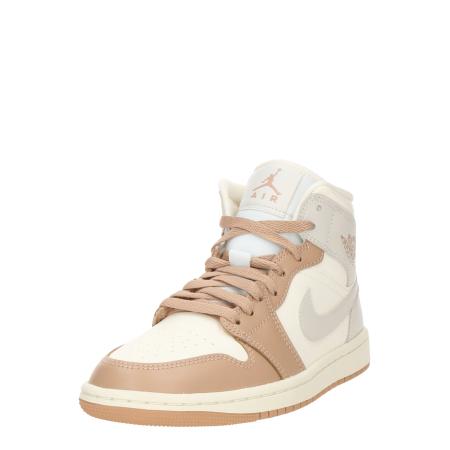 Jordan Jordan Sneakers hoog Air Jordan 1 lichtbruin / grijs / wit