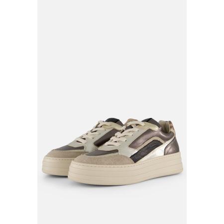 Aqa Sneakers taupe Leer
