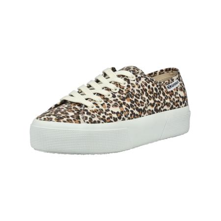 SUPERGA Sneakers laag ecru / karamel / zwart