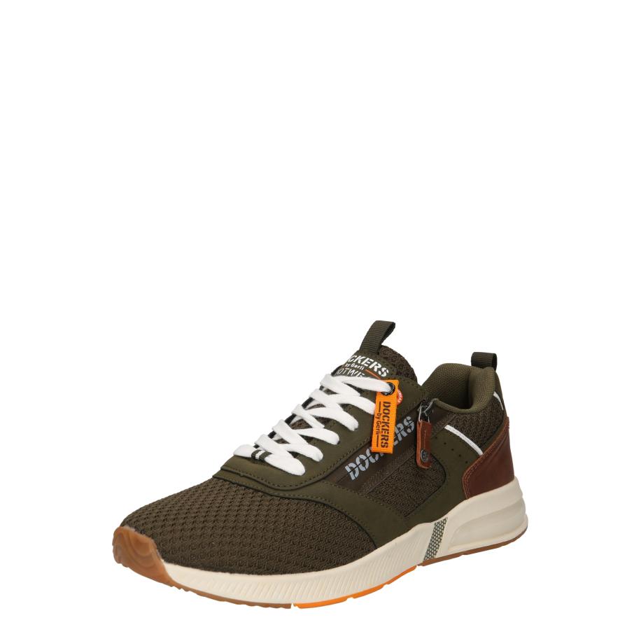 Dockers by Gerli Dockers by Gerli Sneakers laag bruin / olijfgroen / oranje / wit -