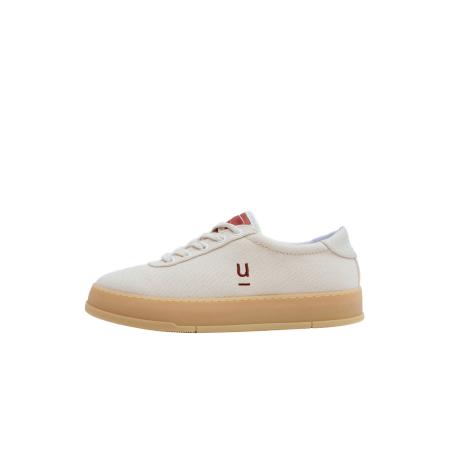 Algori Sneakers laag San Pietro ecru / rood