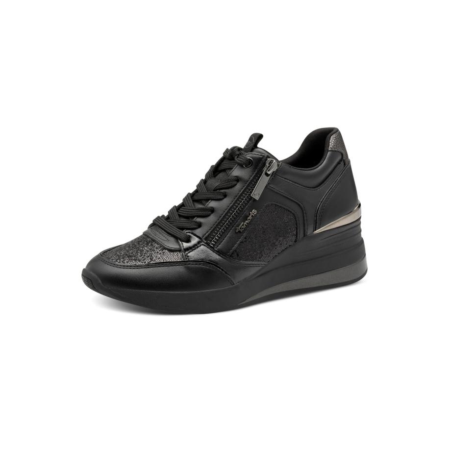 Tamaris Tamaris Sneakers laag zwart -
