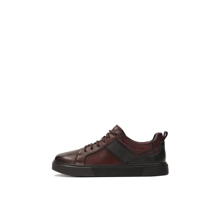 Kazar Sneakers laag karmijnrood / zwart Rood