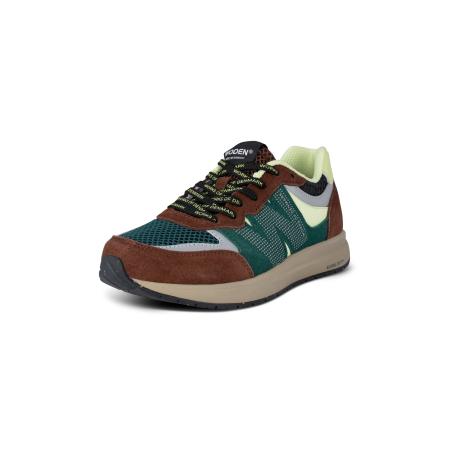 Woden WODEN Sneakers laag bruin / grijs / donkergroen
