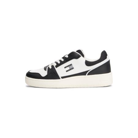 Tommy Jeans Tommy Jeans Sneakers laag RETRO BASKET grijs / zwart / wit
