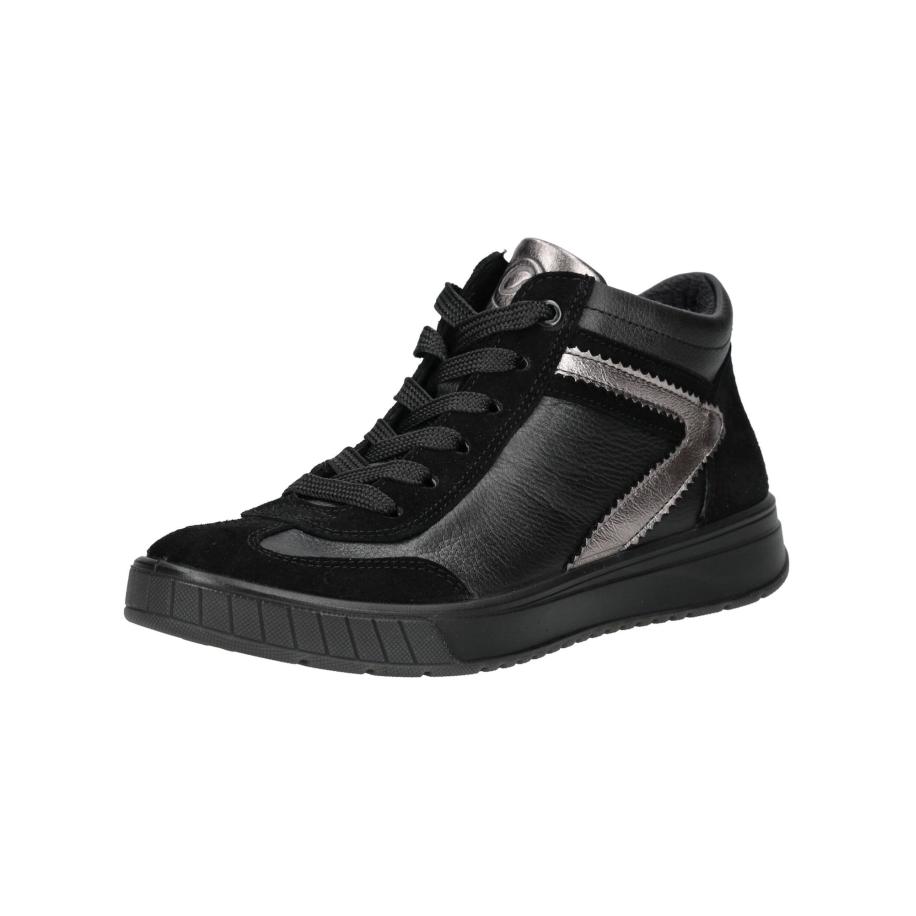 Ara ARA Sneakers hoog zwart / zilver -