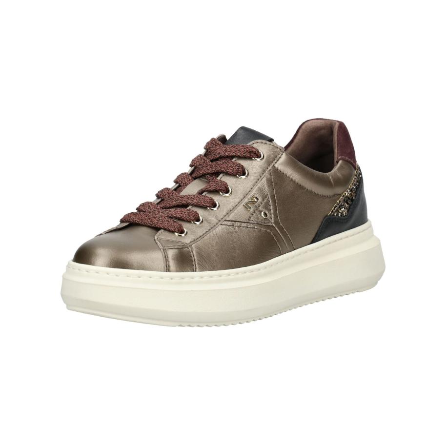 Nero Giardini Nero Giardini Sneakers laag cappuccino / goud / zwart -