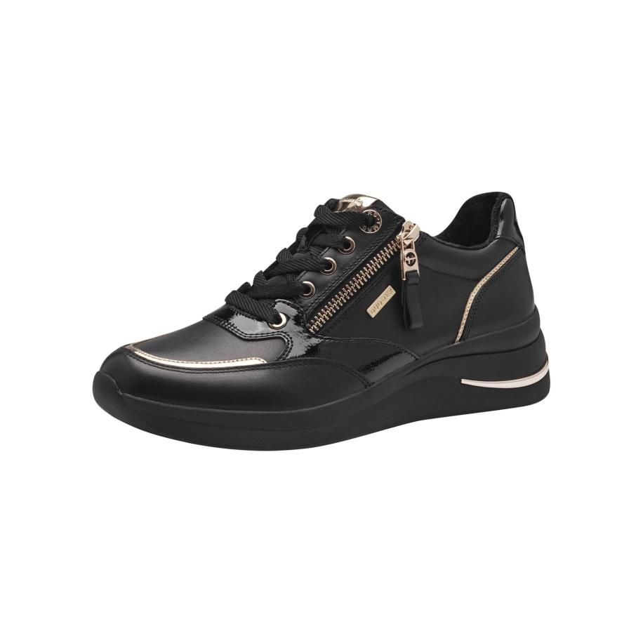 Tamaris Sneakers laag goud / zwart Zwart