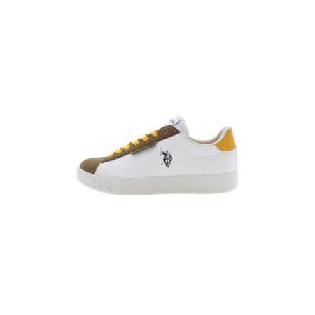 U.S. Polo Assn. U.S. POLO ASSN. Sneakers laag Tymes bruin / geel / wit