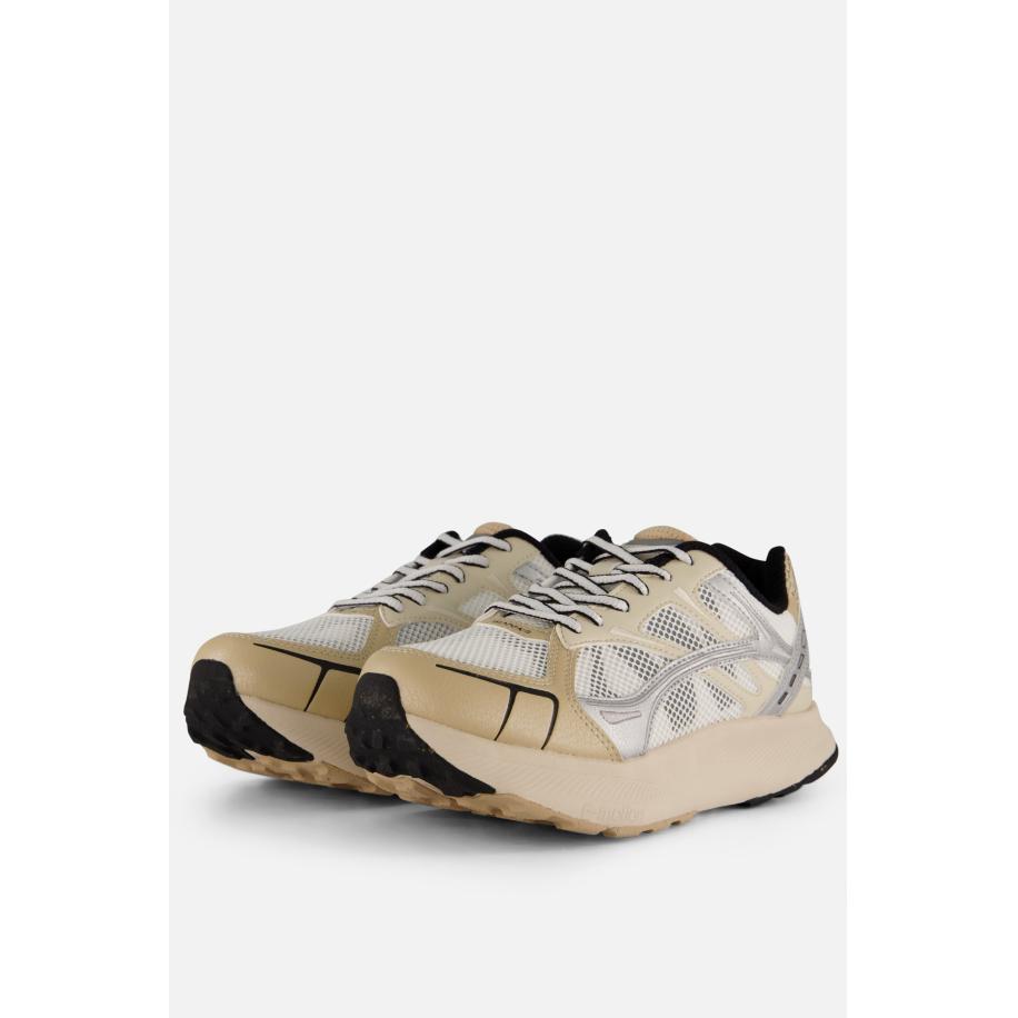Woden Freja Runner Sneakers beige Leer Bruin