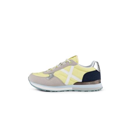 MUNICH Sneakers laag Sunset geel / taupe / zwart